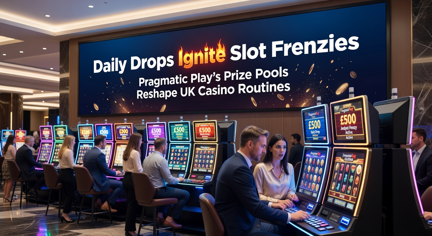 UK player on mobile device celebrating a Daily Drop win on Pragmatic Play's Sugar Rush slot, with jackpot notification popping amid candy-themed reels