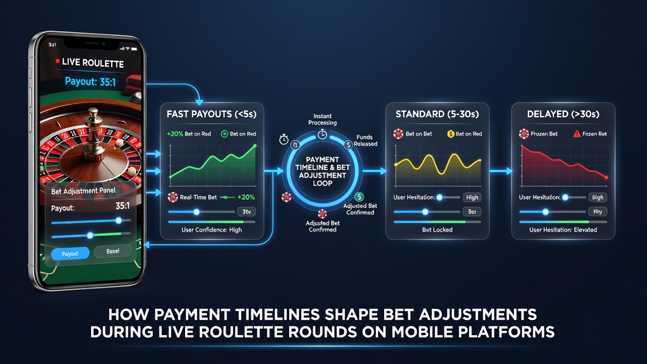 Close-up view of mobile roulette table with real-time balance updates and payment confirmation notifications