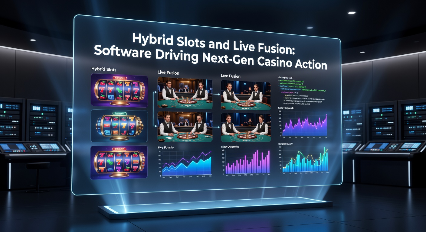 Dynamic hybrid slot machine display merging physical reels with live digital overlays and jackpot counters