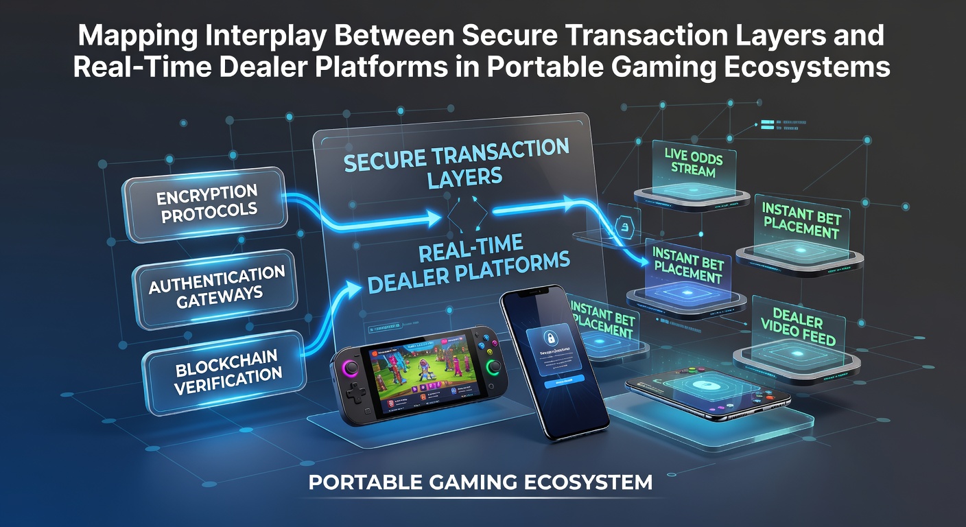 Secure transaction layers connecting with real-time dealer platforms in mobile gaming environments
