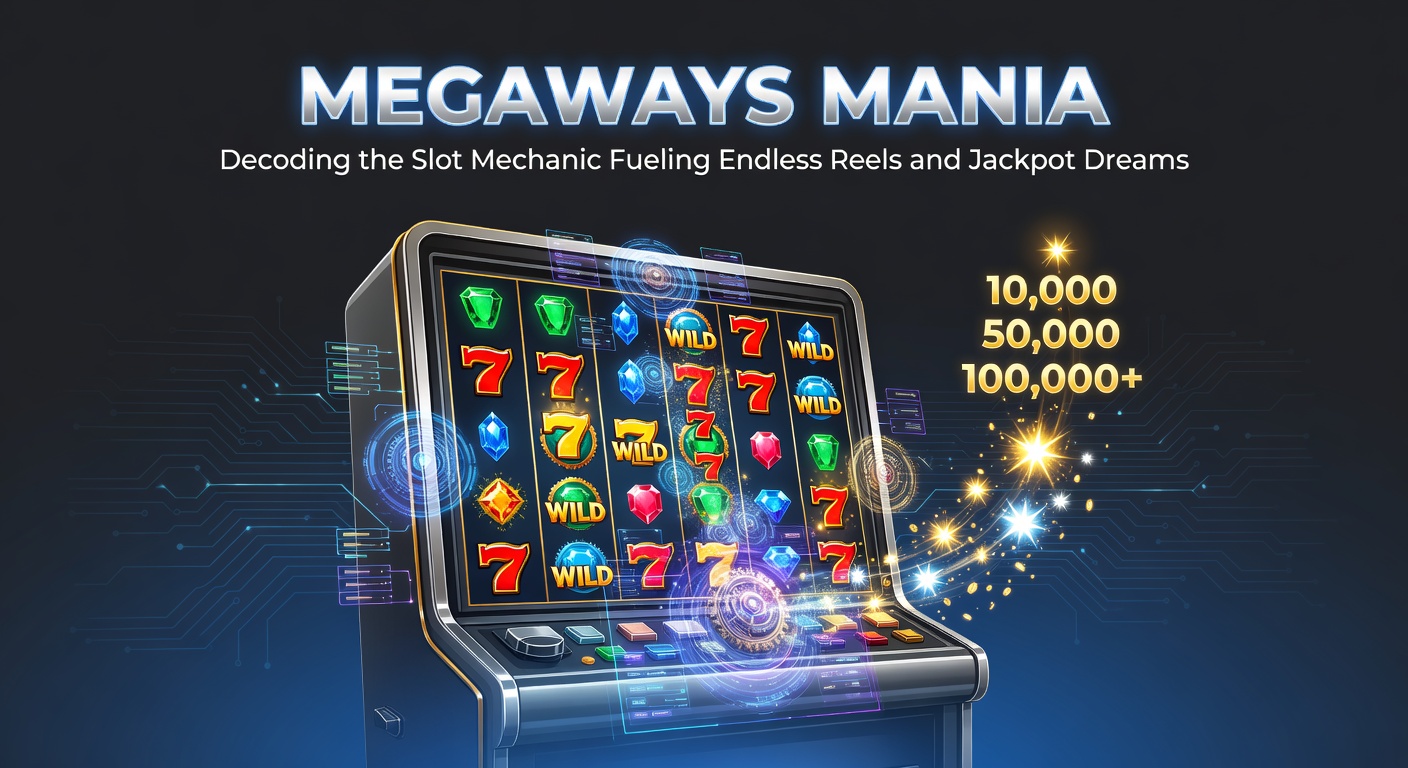 Vibrant Megaways slot reels cascading with symbols and exploding wins on a dynamic grid