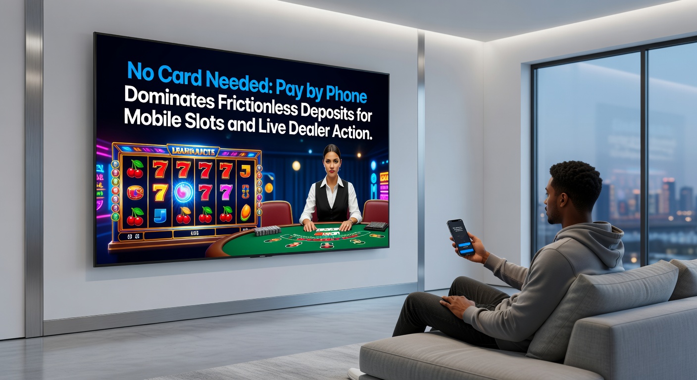 Live dealer roulette table on a mobile device with pay-by-phone deposit popup highlighted, showing instant credit to player balance