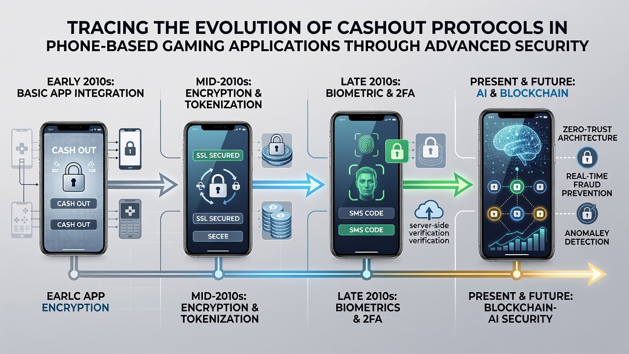 Advanced security dashboard in a phone-based gaming app displaying multi-factor authentication layers and real-time transaction monitoring